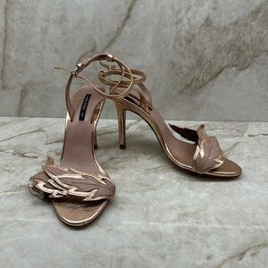 Zara - rose gold sandals
